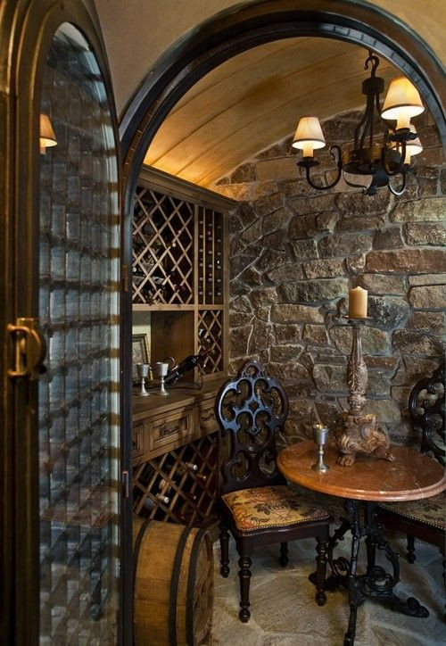 Best ideas about My Wine Cellar
. Save or Pin Love this antique style of table and chairs for my wine Now.