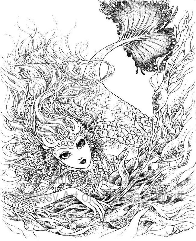 Mythical Creatures Coloring Pages For Adults
 251 best images about Fantasy Dragons Fairy Coloring For
