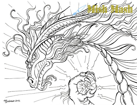Mythical Creatures Coloring Pages For Adults
 Adults Color Pages Mythical Animals Wallpaper The Art Jinni