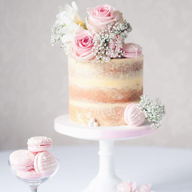 Best ideas about Naked Birthday Cake
. Save or Pin Pretty in pink vintage themed semi birthday cake Now.