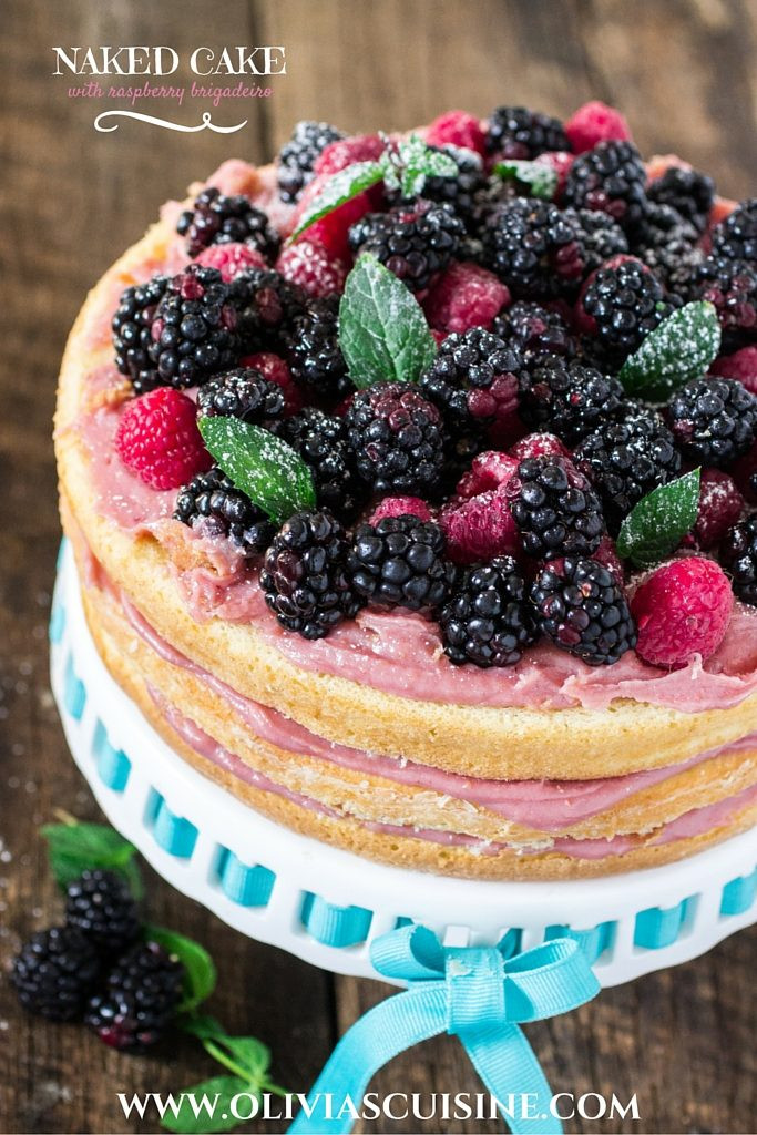 Best ideas about Naked Birthday Cake
. Save or Pin Naked Cake with Raspberry Brigadeiro Olivia s Cuisine Now.