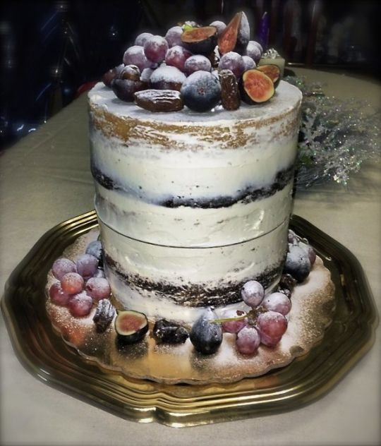 Best ideas about Naked Birthday Cake
. Save or Pin Rustic Birthday cake cake by Bizcocho Pastries Now.