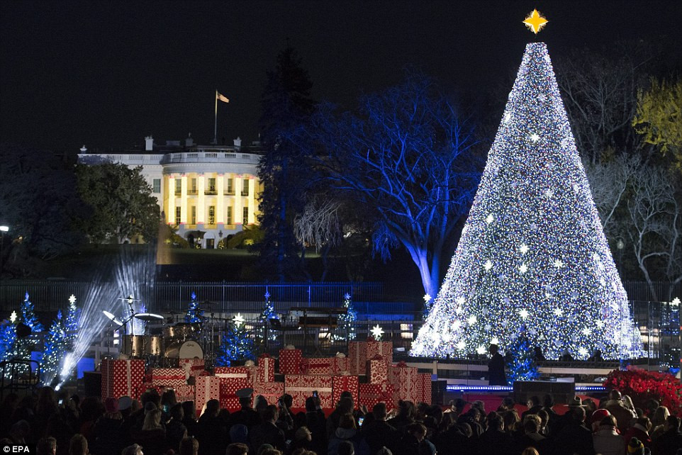 Best ideas about National Christmas Tree Lighting
. Save or Pin Obama and the First Family light the National Christmas Now.