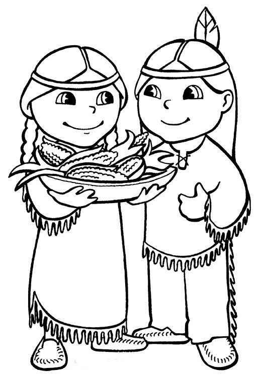 Native American Printable Coloring Pages
 Native American Indian Coloring Pages