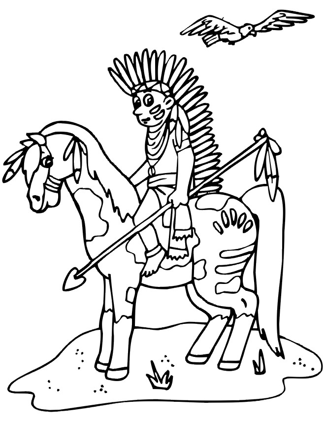 Native American Printable Coloring Pages
 Native American Coloring Pages Best Coloring Pages For Kids