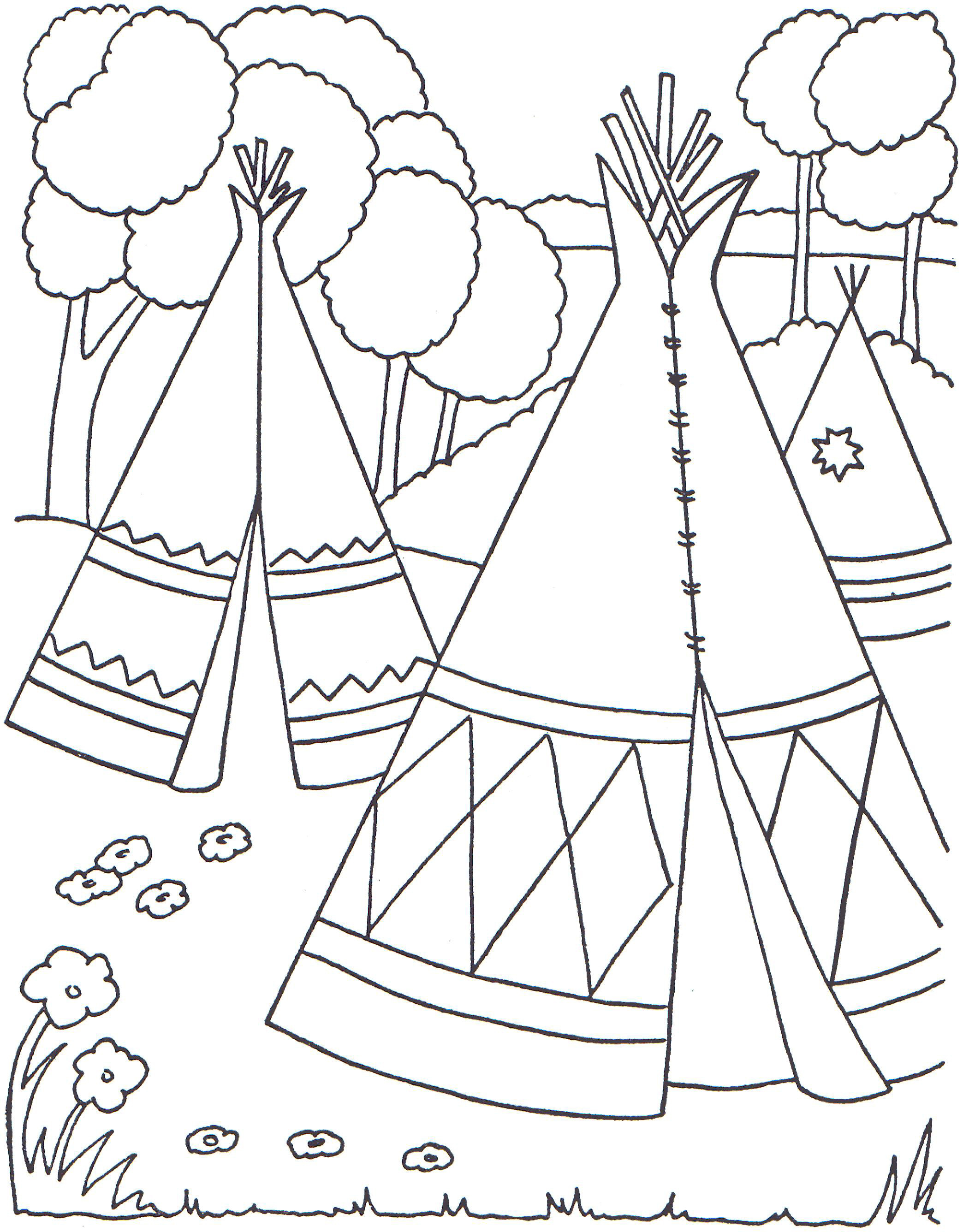 Native American Printable Coloring Pages
 Native American Coloring Pages Best Coloring Pages For Kids