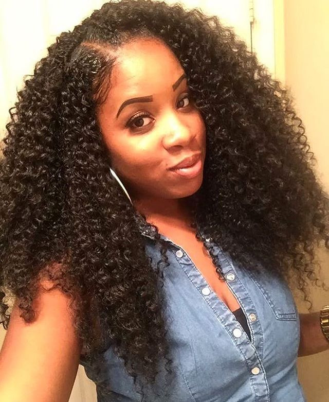 Natural Crochet Hairstyles
 These crochet braids look so natural Love this curl