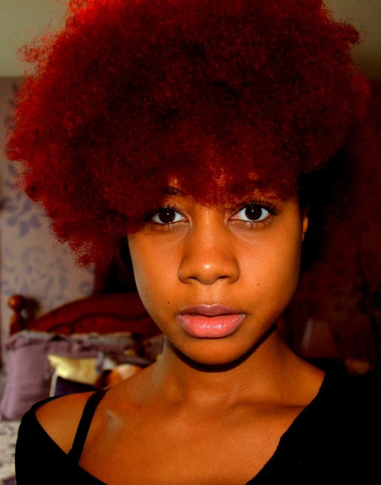 Natural Hairstyles With Color
 hair dye