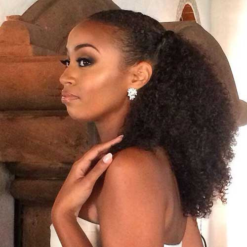Natural Hairstyles With Extensions
 15 Hairstyles for Black Women with Long Hair