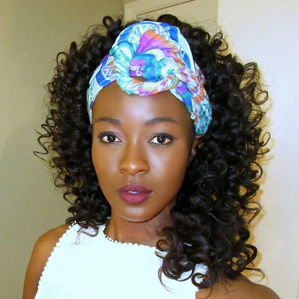 Natural Hairstyles With Scarves
 Protective Natural Headband