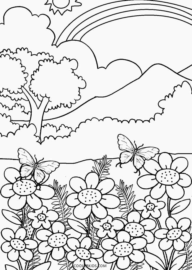 Nature Coloring Pages For Kids
 Printable Nature Coloring Pages For Kids