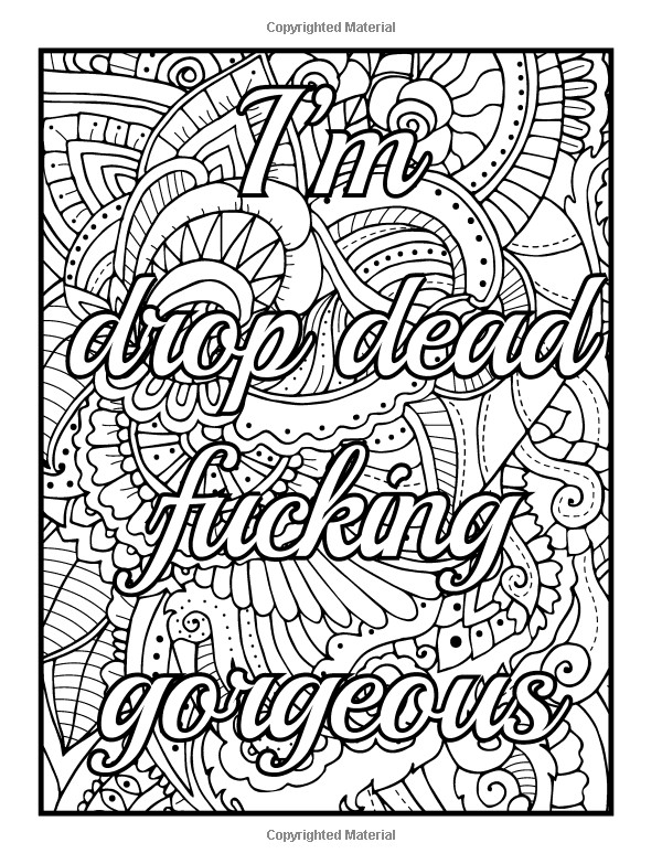 Naughty Adult Coloring Books
 Amazon Be F cking Awesome and Color An Adult