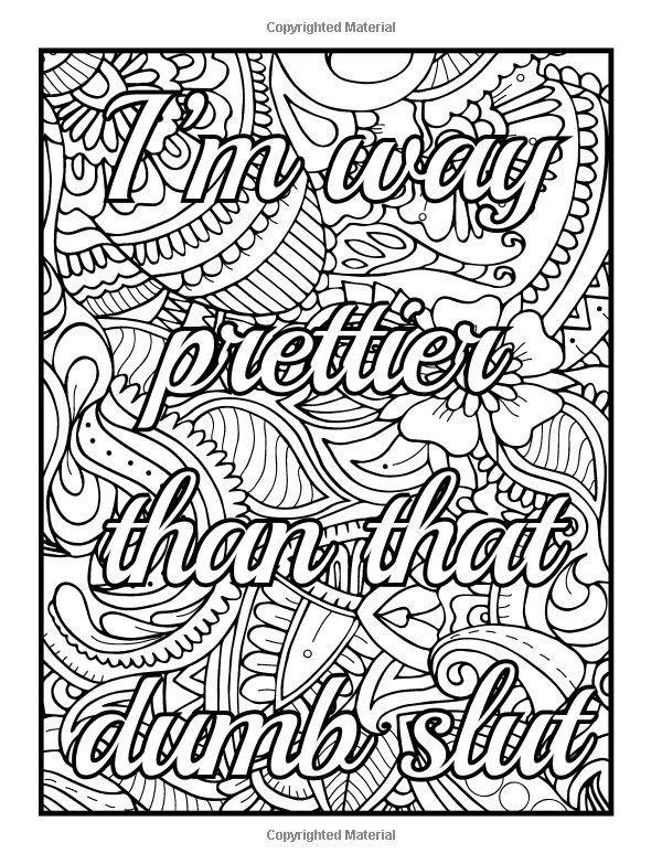 Naughty Adult Coloring Books
 1000 images about Saying coloring picture on Pinterest