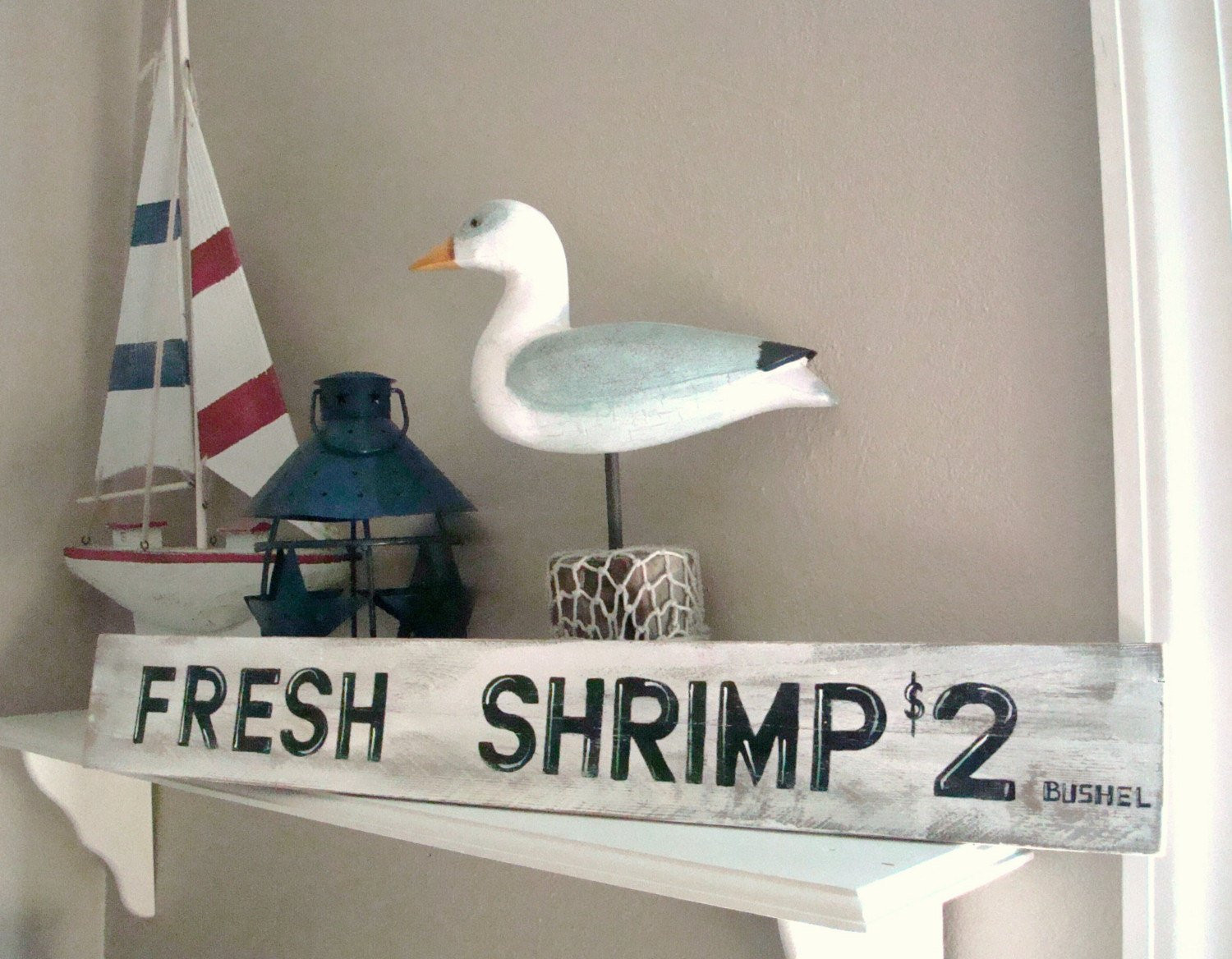 Best ideas about Nautical Kitchen Decor
. Save or Pin Beach Sign Shrimp Vintage Style Nautical Kitchen Decor Now.