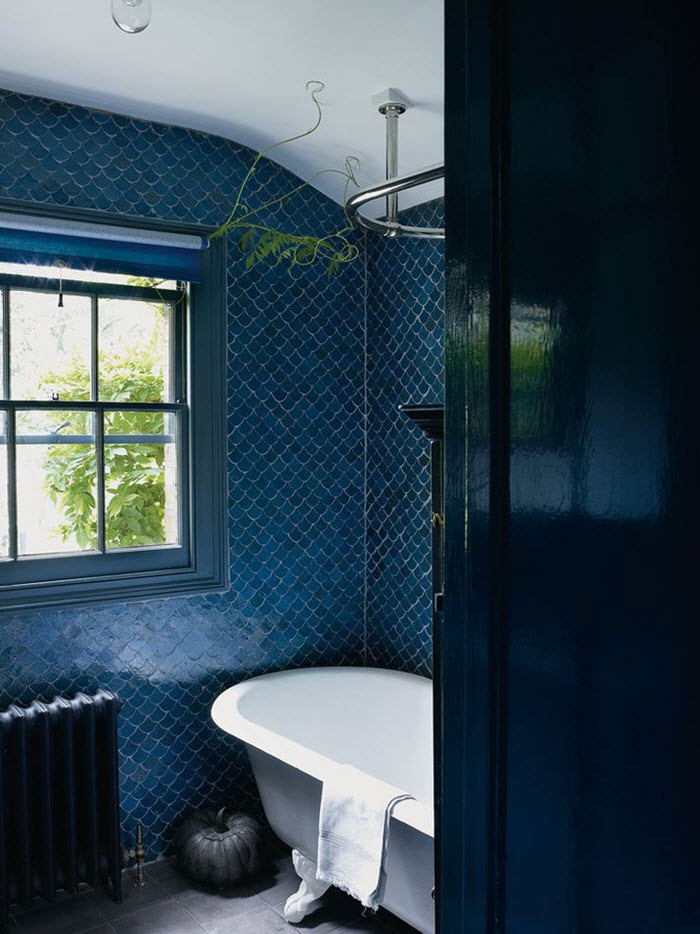 Best ideas about Navy Blue Bathroom
. Save or Pin 40 navy blue bathroom tiles ideas and pictures Now.