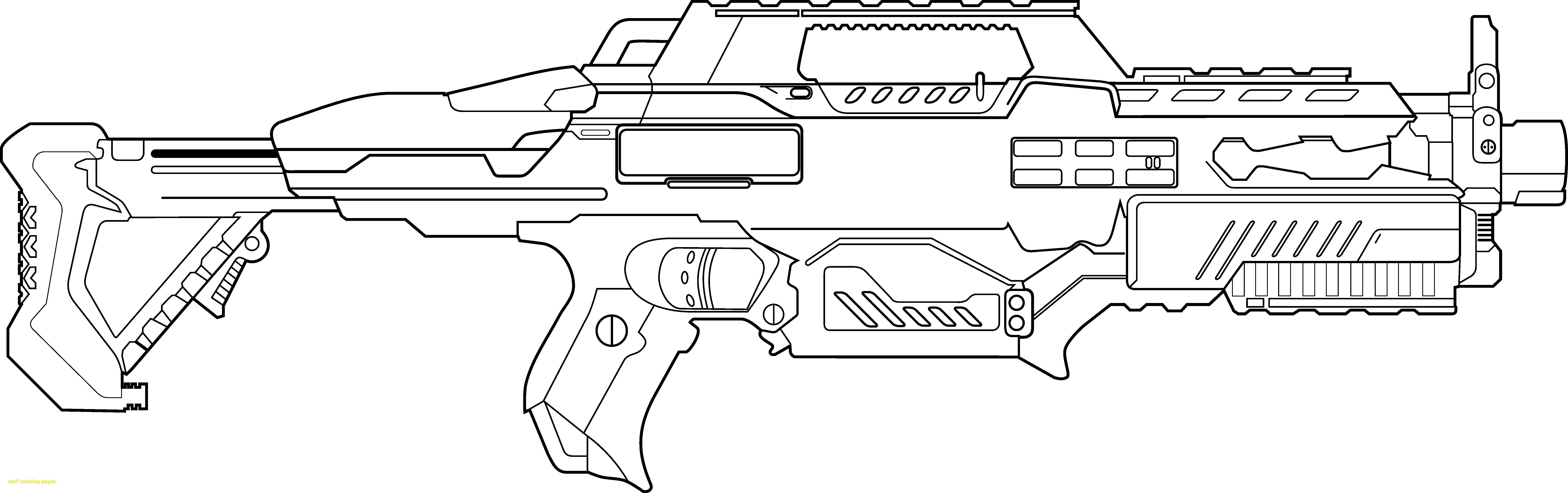Nerf Gun Coloring Pages
 Coloring Nerf Gun Pages with Book Kids Fun Art Sheets