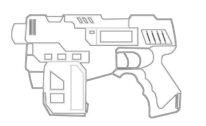 Nerf Gun Coloring Pages
 Nerf Gun Coloring Pages Bestofcoloring