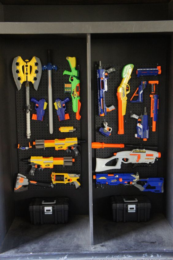 Best ideas about Nerf Gun Storage Ideas
. Save or Pin Nerf storage ideas A girl and a glue gun Now.