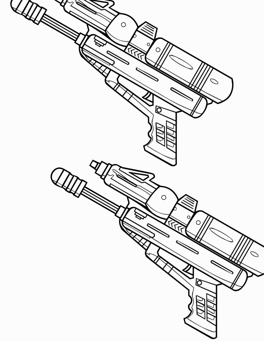 Nerf Guns Coloring Pages
 Nerf Free Colouring Pages