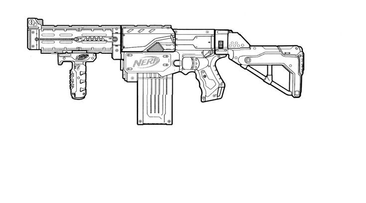 Nerf Guns Coloring Pages
 nerf coloring sheet Google Search