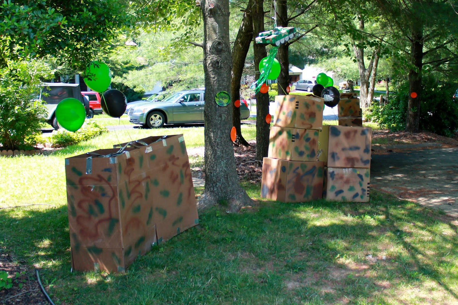 Best ideas about Nerf War Birthday Party
. Save or Pin Fabulous Army Life Joshua s All Out Nerf War Party Now.