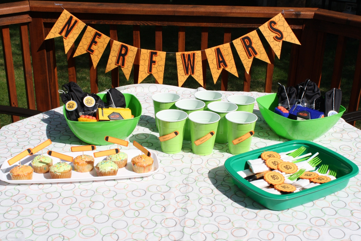 Best ideas about Nerf War Birthday Party
. Save or Pin Stamp Camp Nerf Wars Party Now.