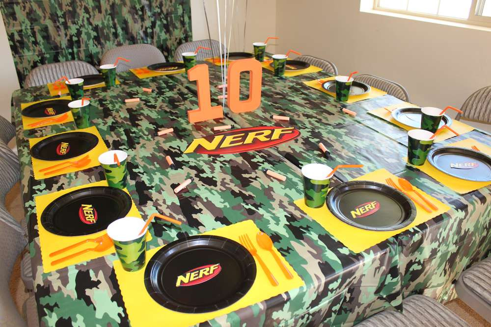 Best ideas about Nerf War Birthday Party
. Save or Pin Nerf Birthday Party Ideas 3 of 13 Now.