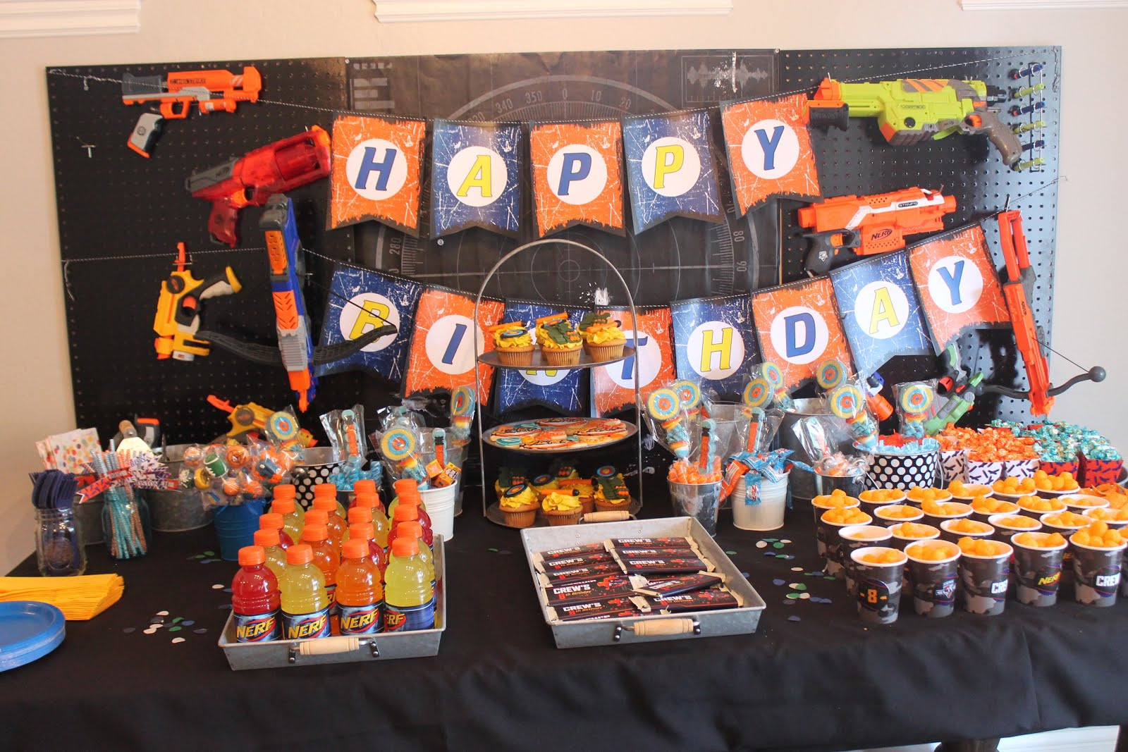 Best ideas about Nerf War Birthday Party
. Save or Pin Made It Ate It Loved It Nerf War Party Now.