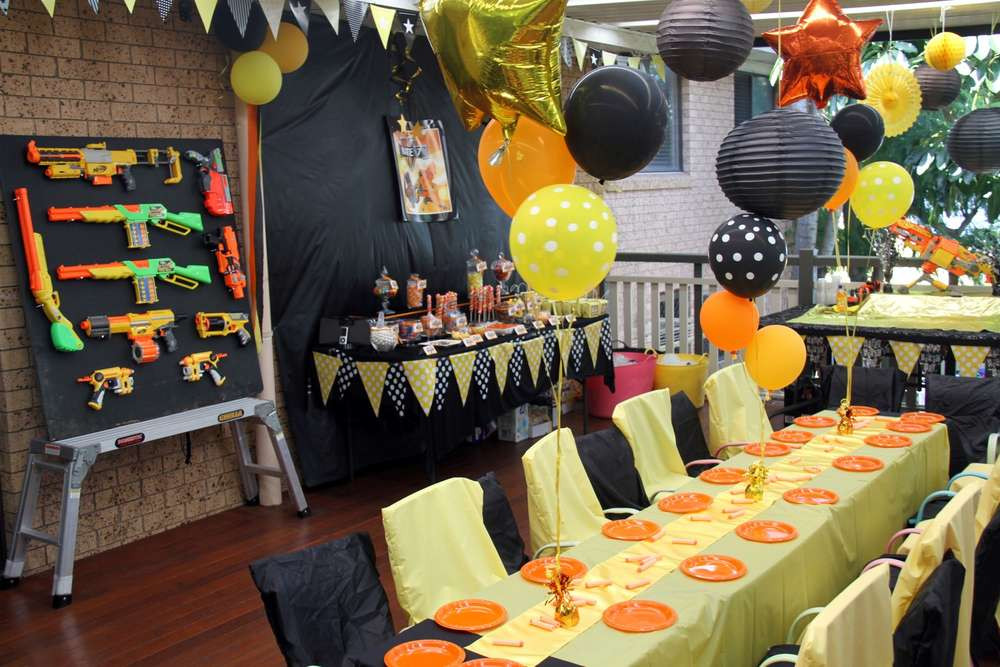 Best ideas about Nerf War Birthday Party
. Save or Pin Nerf Wars Birthday Party Ideas 6 of 77 Now.