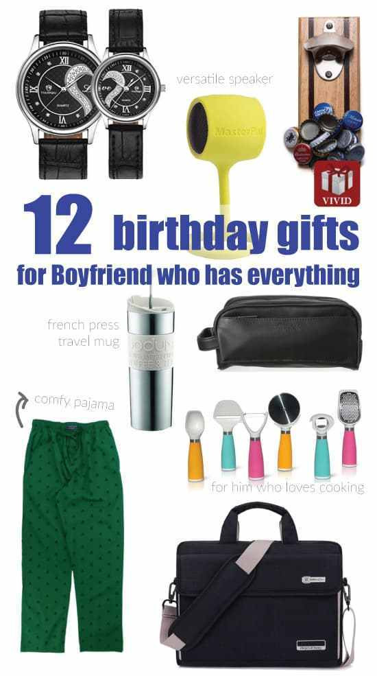 Best ideas about New Boyfriend Birthday Gift Ideas
. Save or Pin 12 Best Birthday Gift Ideas for Boyfriend Who Has Now.
