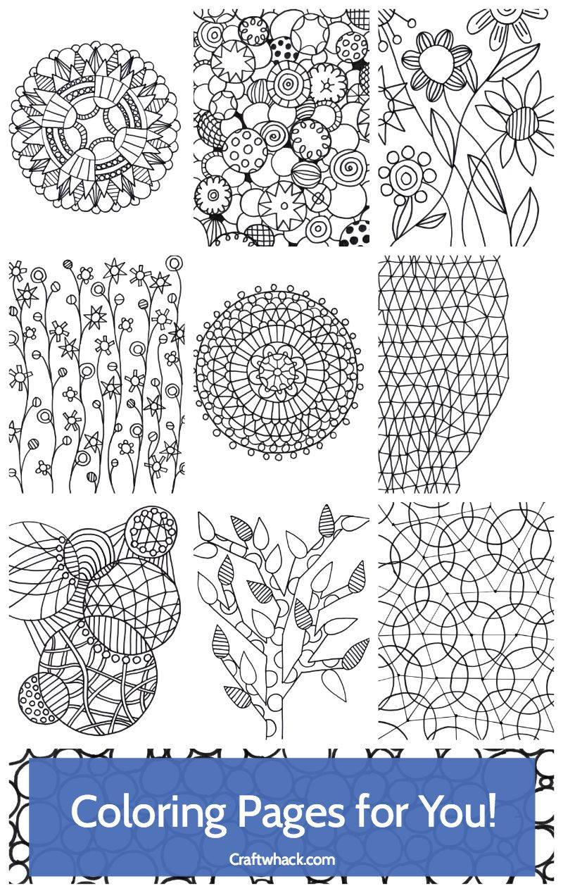 New Coloring Book For Adults
 Awesome New Coloring Pages for Adults • Craftwhack