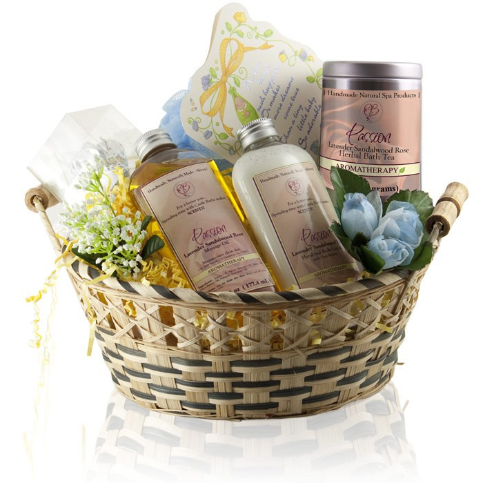 New Mom Gift Basket Ideas
 New Mom Gift Basket Home Spa Gift to Pamper