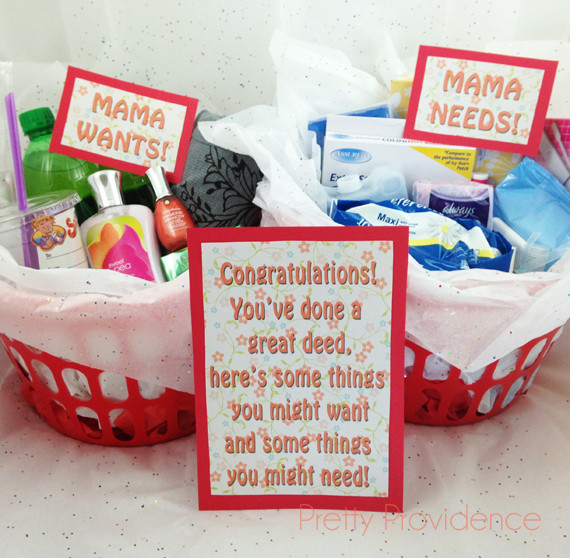 New Mom Gift Basket Ideas
 New Mom Gift Idea with Free Printables Pretty Providence