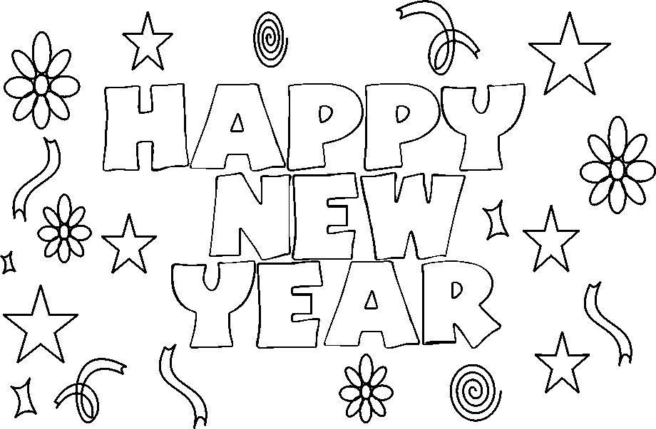 New Year Coloring Pages Free Printables
 Happy New Year 2017 Coloring Pages Coloring Home