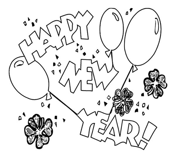 New Year Coloring Pages Free Printables
 Free Printable New Years Coloring Pages For Kids