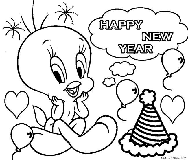 New Year Coloring Pages Free Printables
 Printable New Years Coloring Pages For Kids