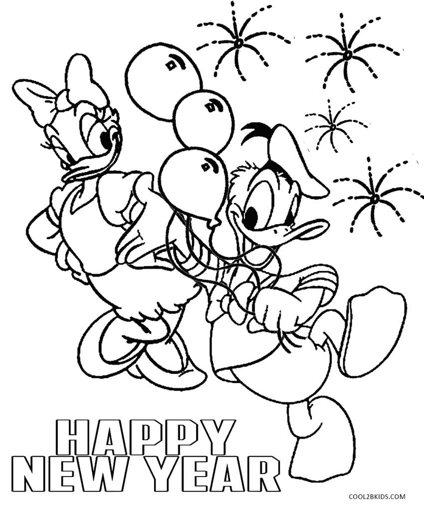 New Year Coloring Pages Free Printables
 Printable New Years Coloring Pages For Kids