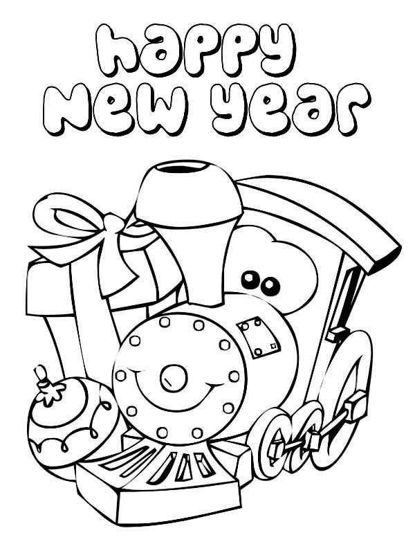 New Years Coloring Pages 2019
 Happy New Year Coloring Pages Coloring Home