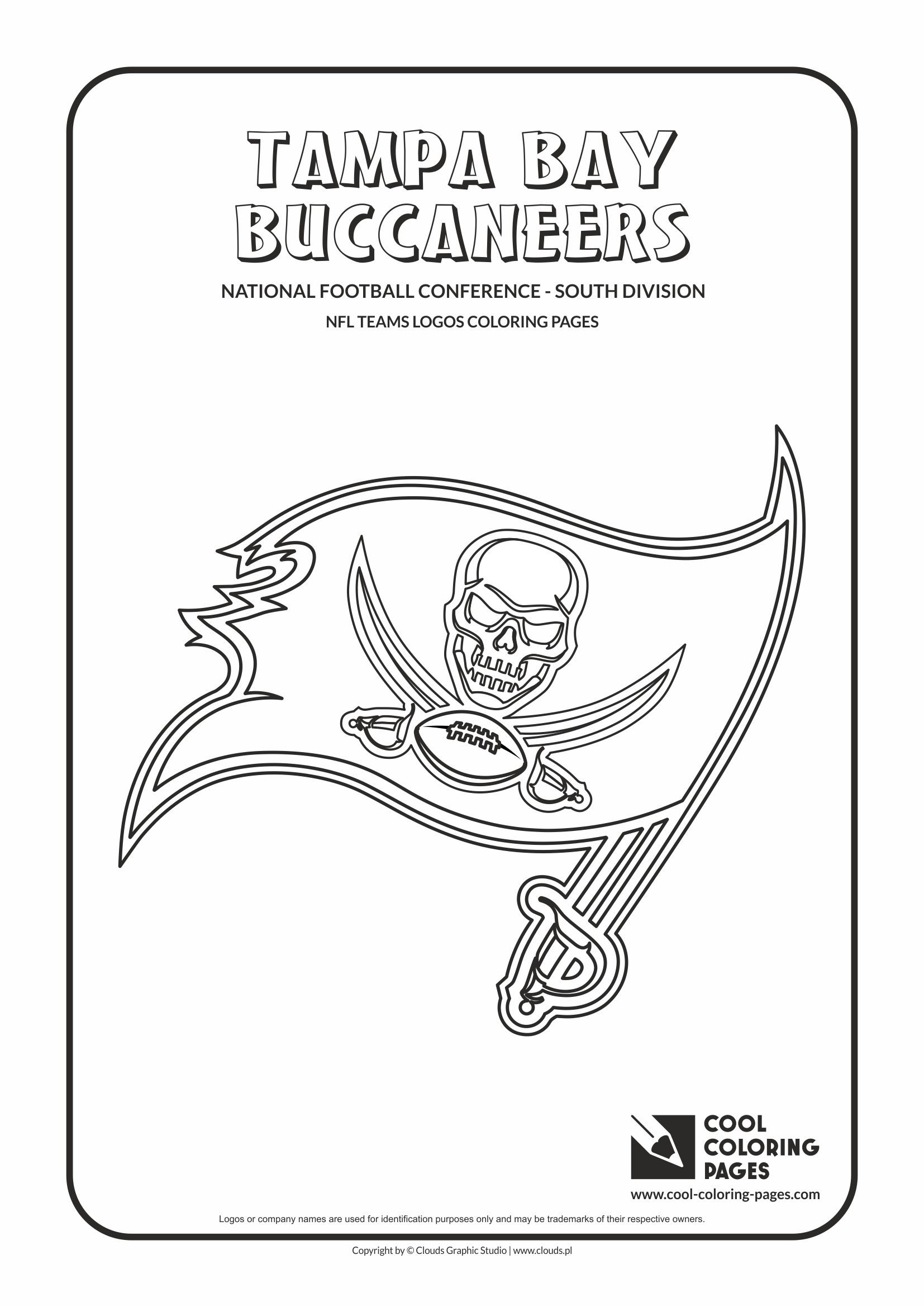 Nfl Logos Coloring Pages
 Cool Coloring Pages Tampa Bay Buccaneers NFL American