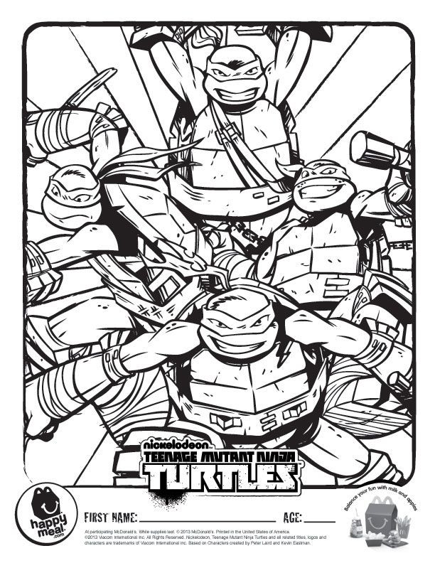 Nickelodeon Teenage Mutant Ninja Turtles Printable Coloring Pages
 Ninja Turtle Coloring Pages Coloring Home
