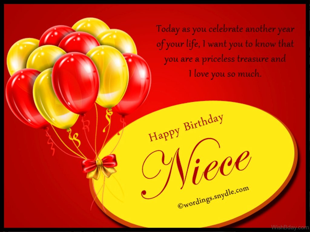 Best ideas about Niece Birthday Wishes
. Save or Pin 46 Birthday Wishes For Niece Now.