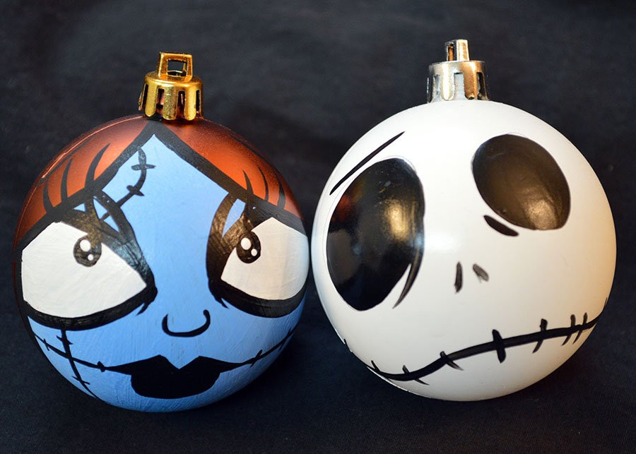 Nightmare Before Christmas Ornaments DIY
 All Balls — Nightmare Before Christmas Ornament Set Jack