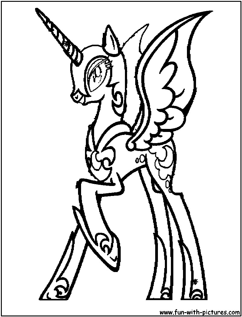 Nightmare Moon Coloring Pages
 Mylittlepony Coloring Pages Free Printable Colouring