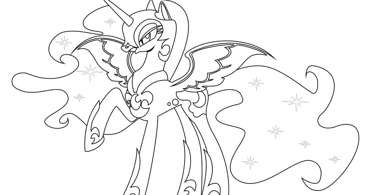 Nightmare Moon Coloring Pages
 Nightmare Moon Coloring Pages