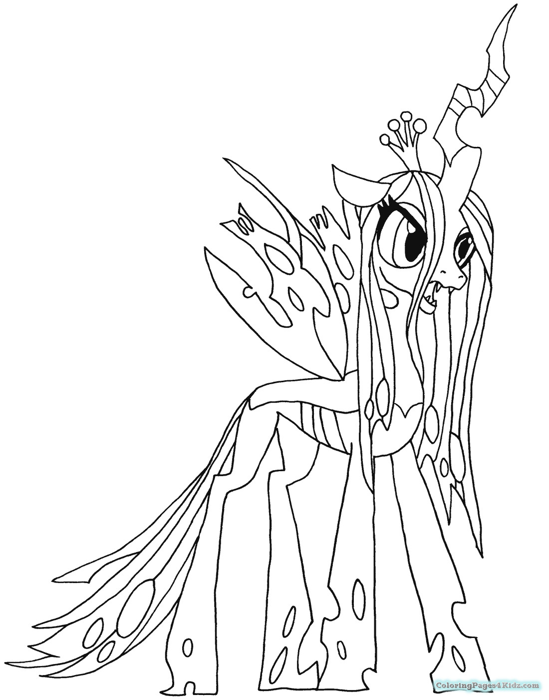 Nightmare Moon Coloring Pages
 My Little Pony Friendship Is Magic Coloring Pages