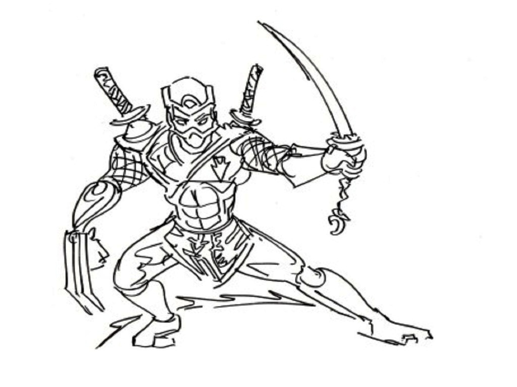 Ninja Coloring Book Pages
 Ninja Coloring Pages Bestofcoloring