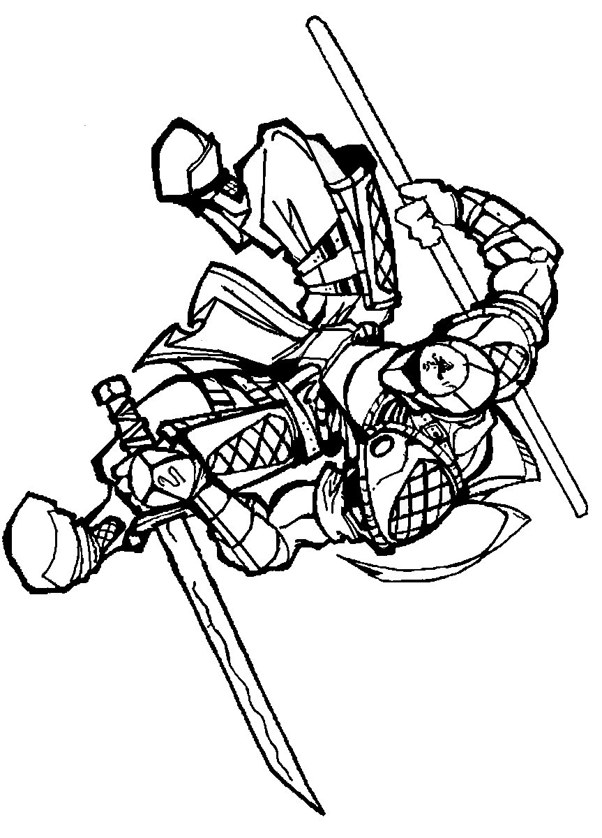 Ninja Coloring Book Pages
 American Ninja Warrior Coloring Pages – Color Bros