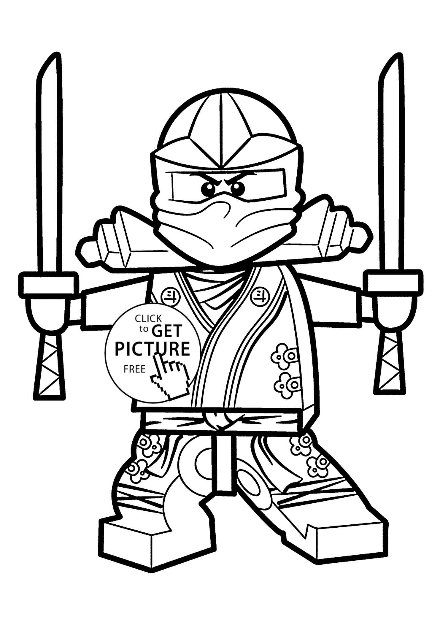 Ninja Coloring Book Pages
 Green Ninja coloring pages for kids printable free Lego