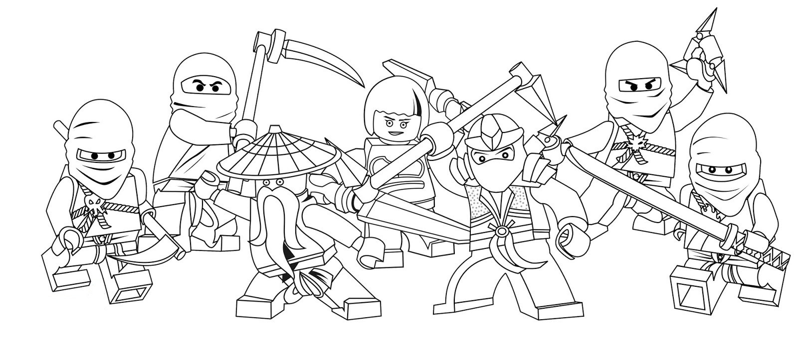 Ninja Coloring Sheet
 Free Printable Ninjago Coloring Pages For Kids