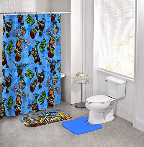 Best ideas about Ninja Turtle Bathroom Sets
. Save or Pin Kids Teenage Mutant Ninja Turtles Turtles Bath Rug Set Now.